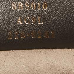 Pre Owned Fendi Peach Leather Mini Mon Tresor Drawstring Bucket Bag