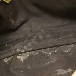 مملوكة مسبقًا Fendi Yellow Zucca Embossed Leather Large Baguette Bag