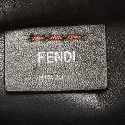 Pre Owned Fendi Brown Brick Leather Medium 3Jours Tote