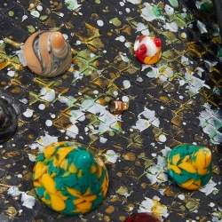 Pre Owned حقيبة كتف فندي باي ذا واي جلد متعدد الألوان 