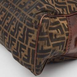 Pre Owned Fendi Brown/Tobacco Zucca Canvas Chef du Jour Satchel