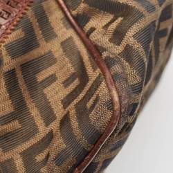Pre Owned Fendi Brown/Tobacco Zucca Canvas Chef du Jour Satchel