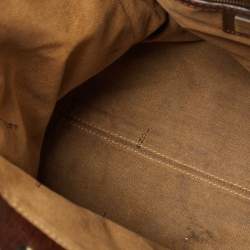 Pre Owned Fendi Brown/Tobacco Zucca Canvas Chef du Jour Satchel