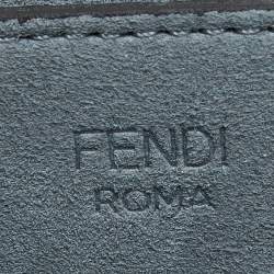 مملوكة مسبقًا Fendi Silver Laminated Leather Small Sunshine Tote