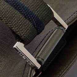 Fendi Green Zucca Spalmati Canvas Messenger Bag