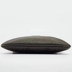 Fendi Green Zucca Spalmati Canvas Messenger Bag