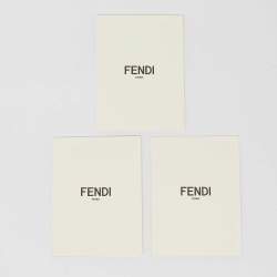 Pre Owned Fendi x Fila Black Zucca Coated Canvas Mania Shopping Tote