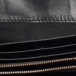 مملوكة مسبقًا Fendi Black Leather Dotcom Wallet on Chain