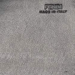 مملوكة مسبقًا Fendi Black Leather Dotcom Wallet on Chain