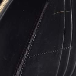 مملوكة مسبقًا Fendi Black Leather Dotcom Wallet on Chain