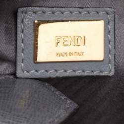 Fendi Grey Leather Petite Sac 2jours Tote