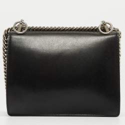 مملوكة مسبقًا Fendi Black Leather Mini Kan I Shoulder Bag