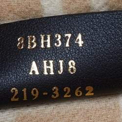 Pre Owned Fendi Beige/Brown Zucca Wool and Leather Medium FF Peekaboo X Tote