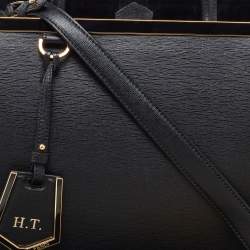 Fendi Black Leather Medium 2Jours Tote