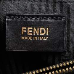 Fendi Black Leather Medium 2Jours Tote