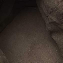 Pre Owned Fendi Red Leather Mini Mon Tresor Drawstring Bucket Bag