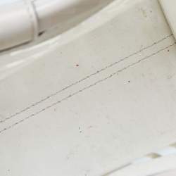 Pre Owned Fendi Transparent/Off White Zucca PVC and Leather Small Runaway Shopper Tote