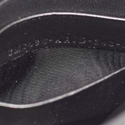 Fendi Black Zucca Embossed Leather Baguette Wallet on Chain
