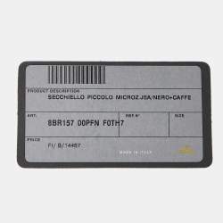 Pre Owned Fendi Beige/Brown Zucchino Canvas and Leather Shoulder Bag