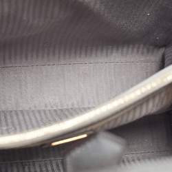 Pre Owned Fendi Grey Leather Mini 2Jours Tote