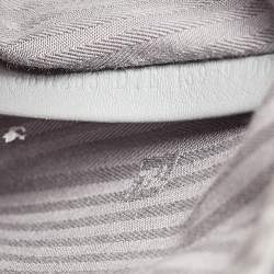 Pre Owned Fendi Grey Leather Mini 2Jours Tote