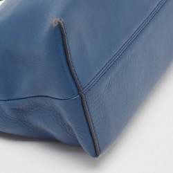 Pre Owned Fendi Blue Leather Medium By The Way Bag