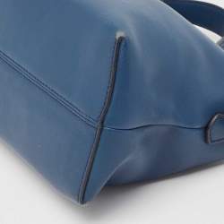 Pre Owned Fendi Blue Leather Medium By The Way Bag