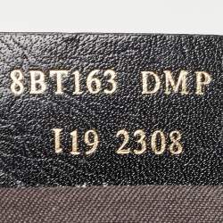 Pre Owned Fendi Black Zucca Canvas and Patent Leather Mia Flap Bag