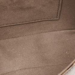 Pre Owned Fendi Tobacco Zucca Coated Canvas and Leather Mini 1974 Chain Shoulder Bag