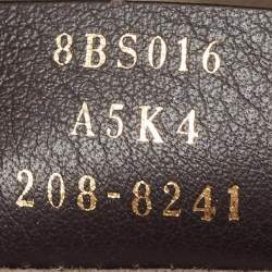 Pre Owned Fendi Tobacco Zucca Coated Canvas and Leather Mini 1974 Chain Shoulder Bag