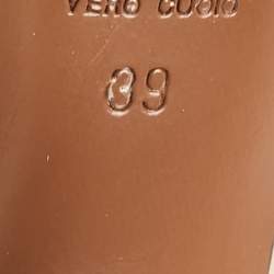 Pre Owned Fendi Multicolor Canvas and Mesh Colibri Pumps Size 39