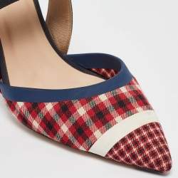 Fendi Multicolor Canvas Colibri Pumps Size 40