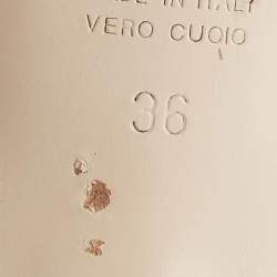 Pre Owned Fendi Multicolor Fabric and Mesh Crystal Embellished Colibri Pumps Size 36