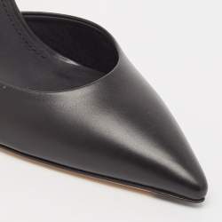 Fendi Black Leather Fendi First Slingback Pumps Size 38.5