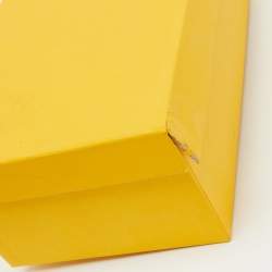 Pre Owned Fendi Tobacco Zucca Canvas and Leather Peep Toe Pumps Size 38