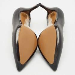 Fendi Black Leather Pointed Toe Pumps Size 35.5