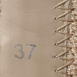 Fendi Beige Suede Flow Sneakers Size 37