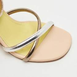Fendi Metallic Multicolor Leather Fendi First Strappy Sandals Size 36
