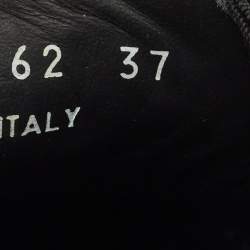 Pre Owned Fendi Multicolor Leather Studded Karlito Slip On Sneakers Size 37