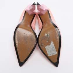 Pre Owned Fendi Pink Patent Leather Pumps Size 38