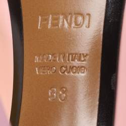 Pre Owned Fendi Pink Patent Leather Pumps Size 38