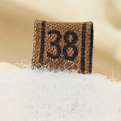 Pre Owned Fendi Cream Rubber Hiker Ankle Strap Sandals Size 38