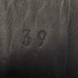 Pre Owned Fendi Brown Zucca Coated Canvas Lace up High Top Sneakers Size 39