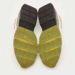 مملوكة مسبقًا حذاء رياضي فندي جلد بكسرات أوف وايت سليب أون مقاس 37