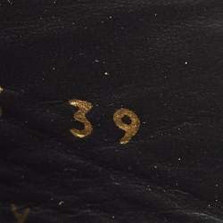 Pre Owned حذاء رياضي فندي فلكرو متعرج جلد ميتالك ثلاثي اللون مقاس 38