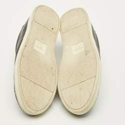 Pre Owned حذاء رياضي فاندي روكو كليك سليب أون جلد أسود مقاس 38