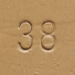 Pre Owned Fendi Baguette Size 38 Metallic Gold Leather Flat Slides 