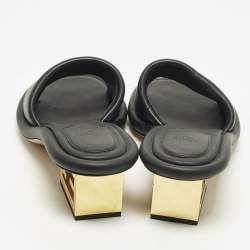 مملوكة مسبقًا Fendi Baguette Size 37 Black Leather Mules