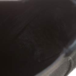 Pre Owned Fendi Black Suede Wedge Heel Ankle Boots Size 40