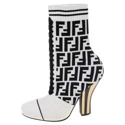 Fendi white sock on sale boot